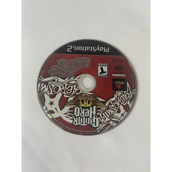 Guitar Hero: Aerosmith (Sony PlayStation 2, 2008) Black Label Disc Only Tested - Picture 3 of 6